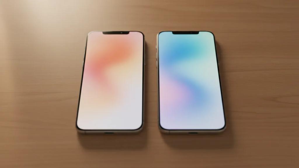 Smartphone settings screen showing two active mobile lines side by side
