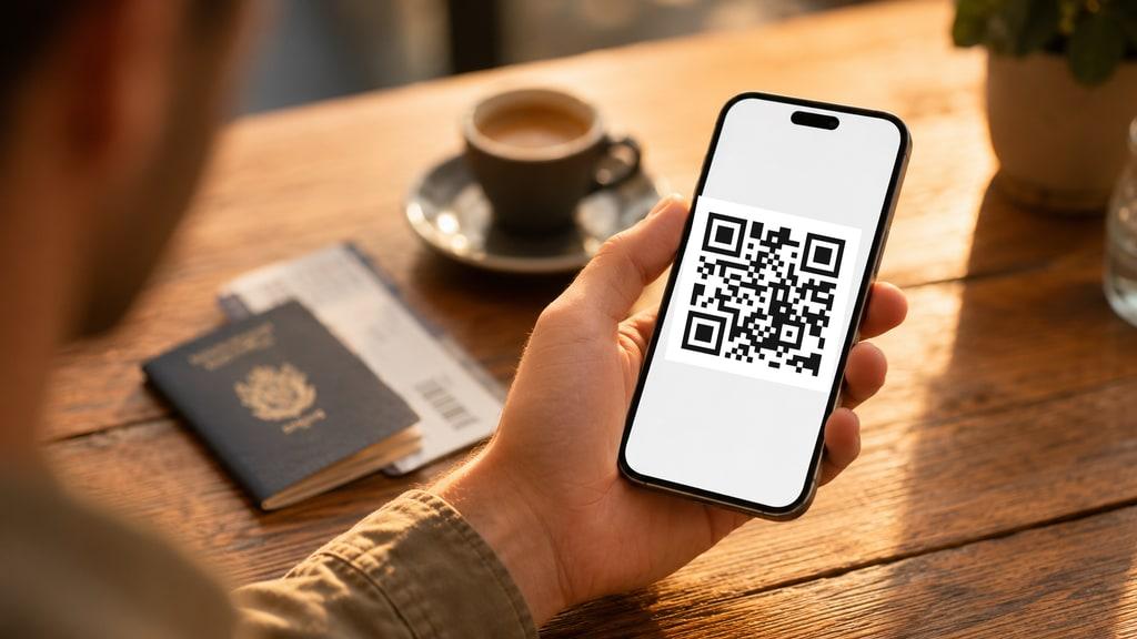 Scanning an eSIM QR code takes seconds - do it at home before your trip.