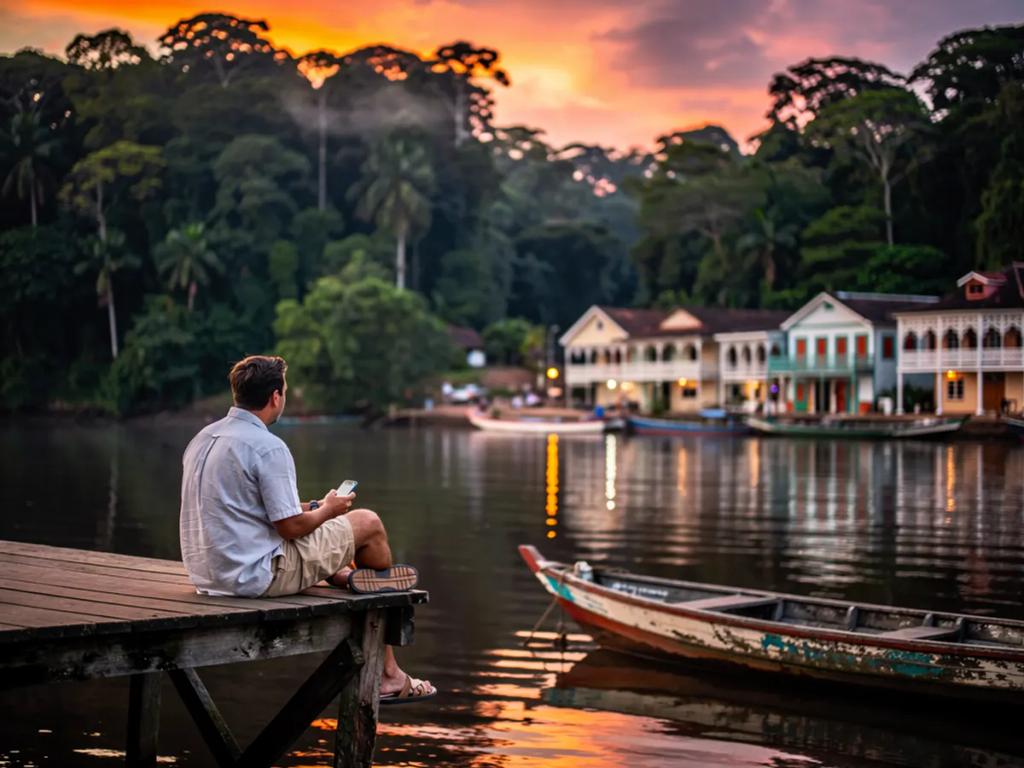 Suriname travel destination - Buy eSIM Suriname for mobile internet